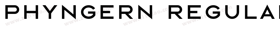 Phyngern Regular字体转换